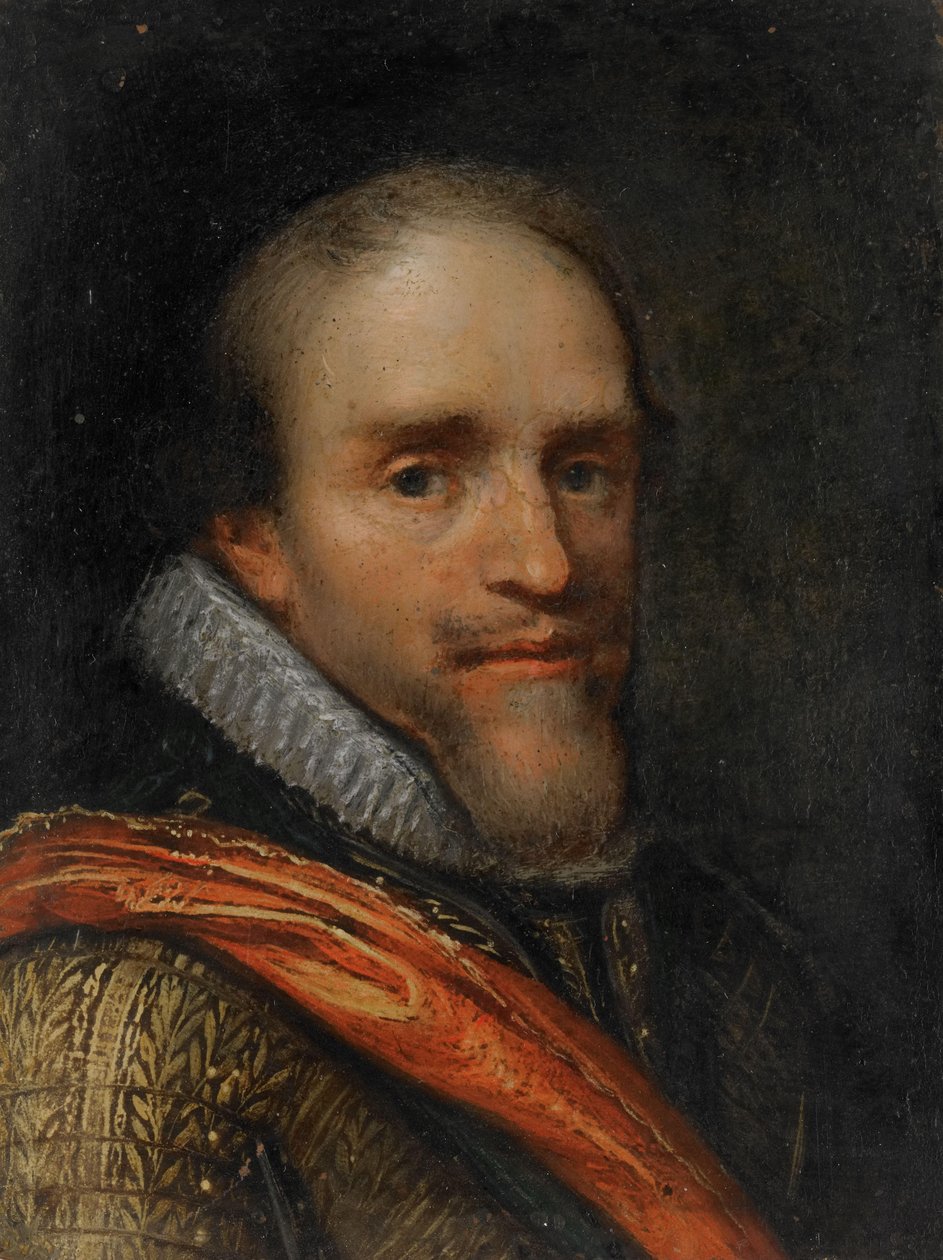 Portrét Maurice, prince z Orange od Jacob Lyon