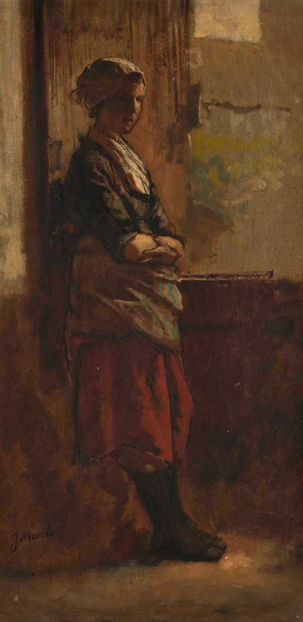 Dívka u dveří. od Jacob Maris