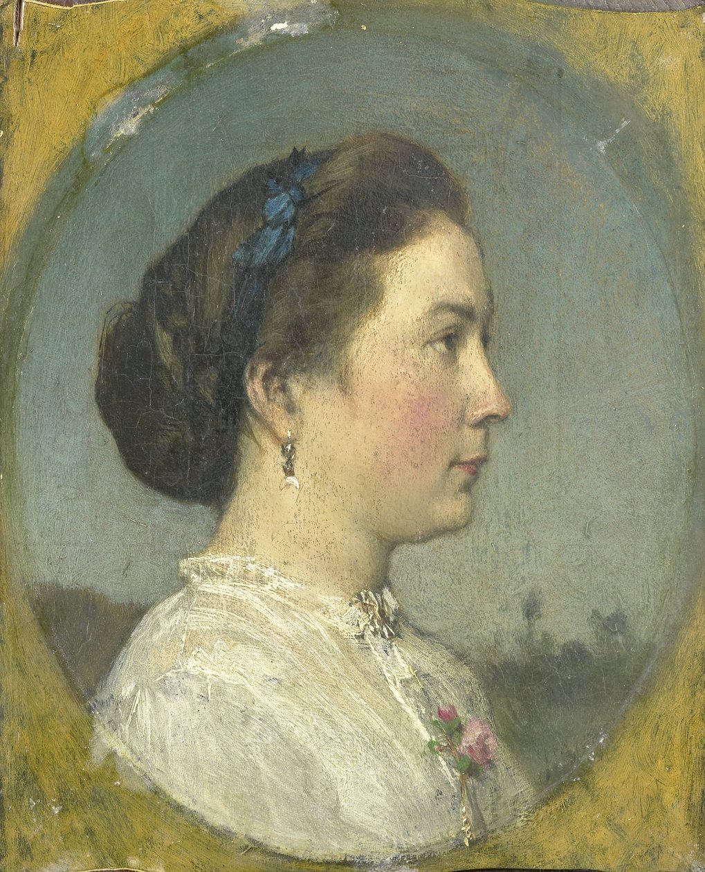 Portrét Cathariny Hendriky Hornové, umělcovy manželky od Jacob Maris
