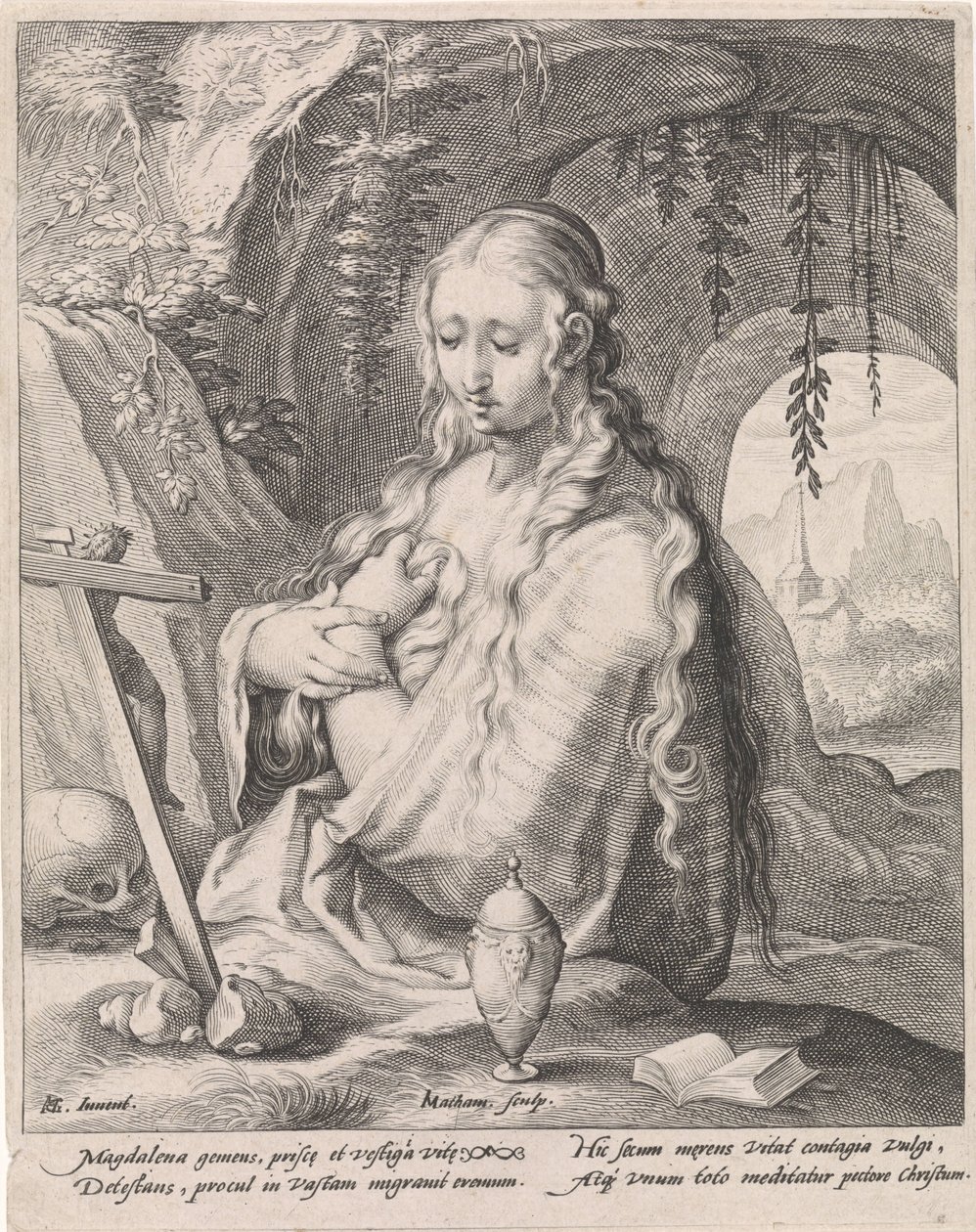Marie Magdaleny do Boetawardi od Jacob Matham