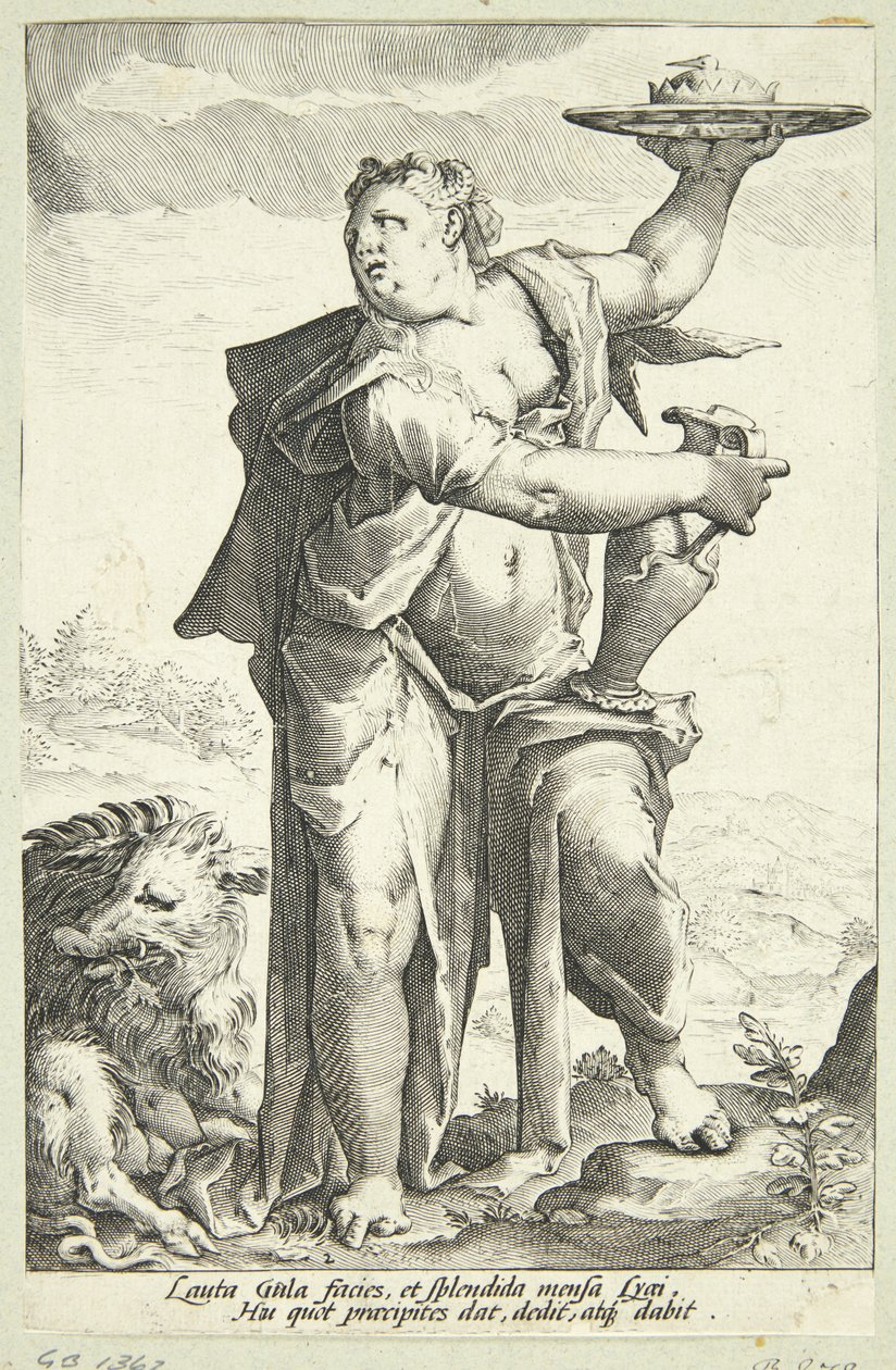 Žravost od Jacob Matham