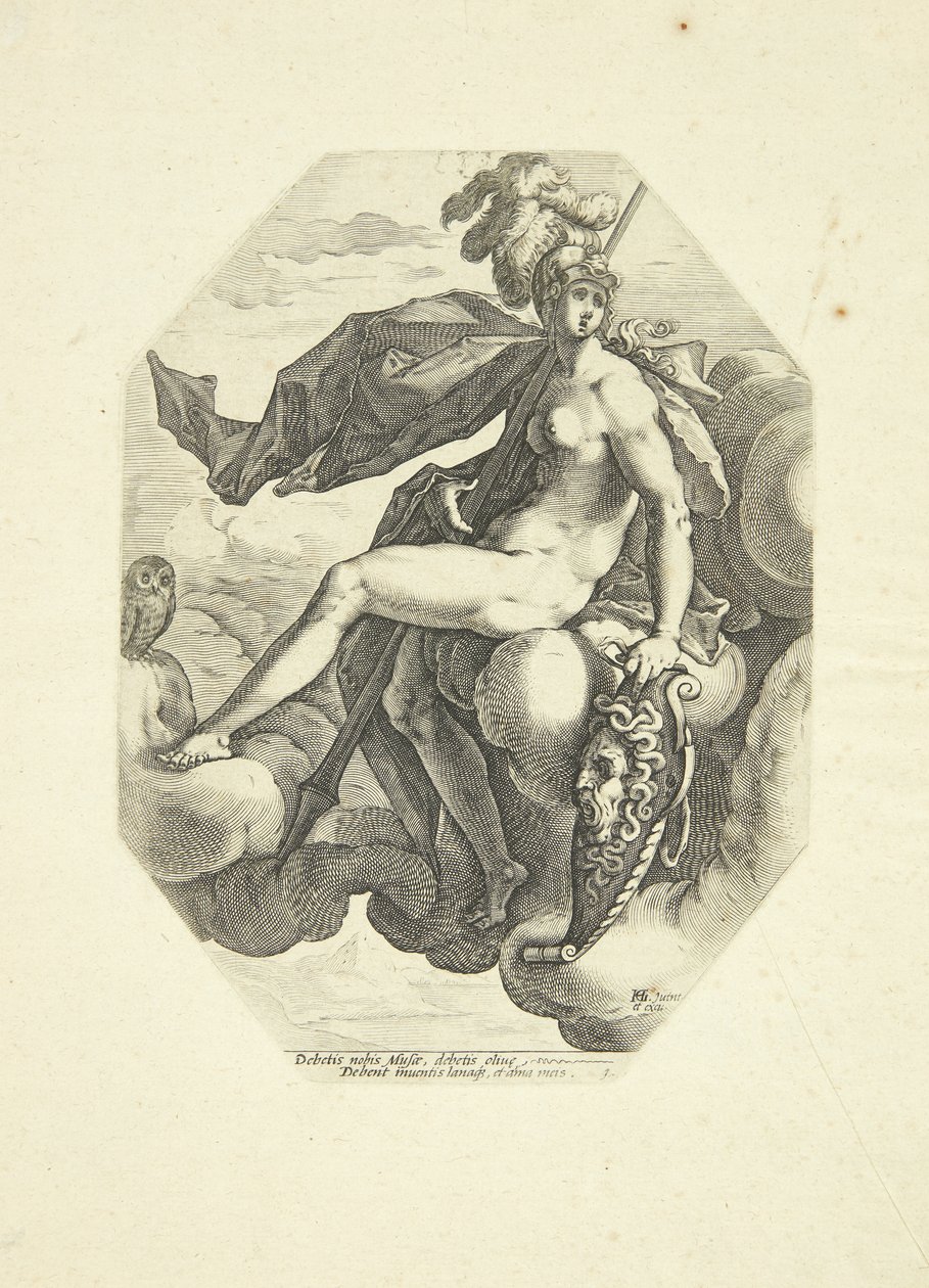 Minerva od Jacob Matham