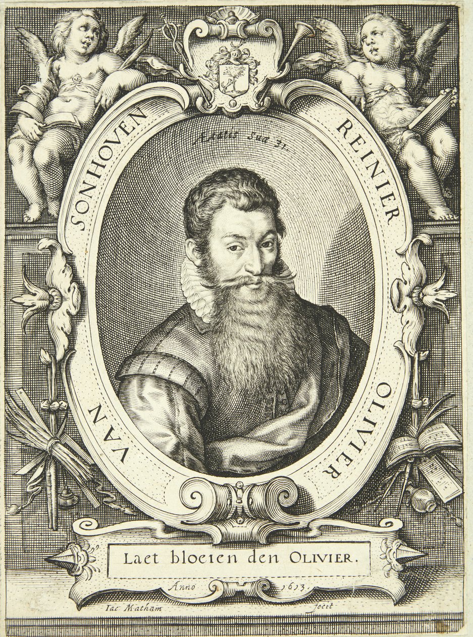 Portrét Reiniera Oliviera van Sonhovena od Jacob Matham