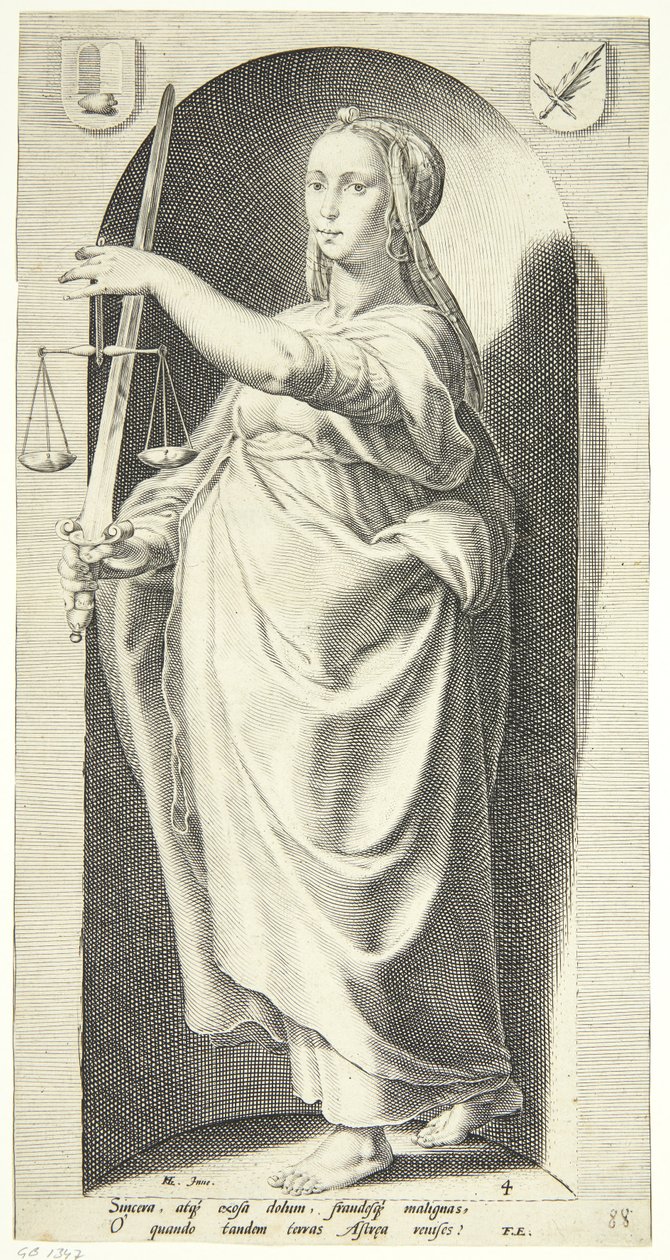 Spravedlnost od Jacob Matham
