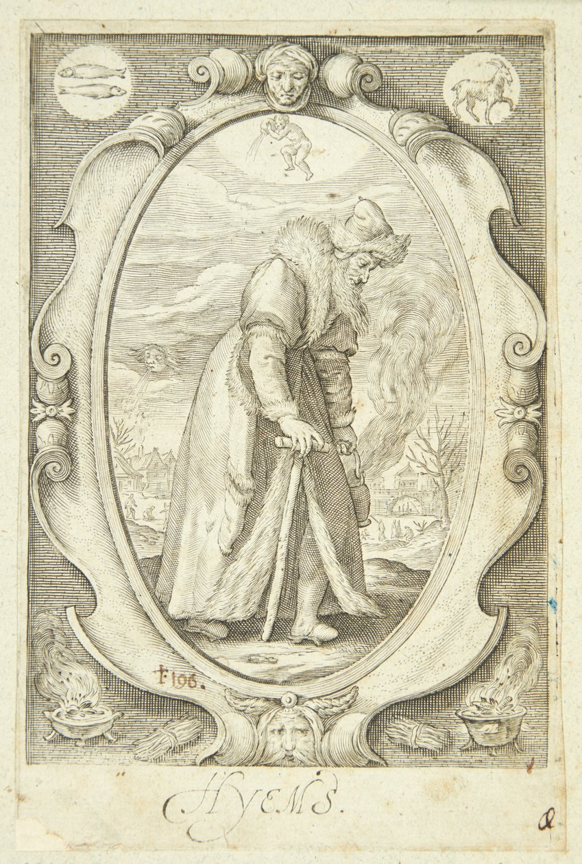 Zima od Jacob Matham