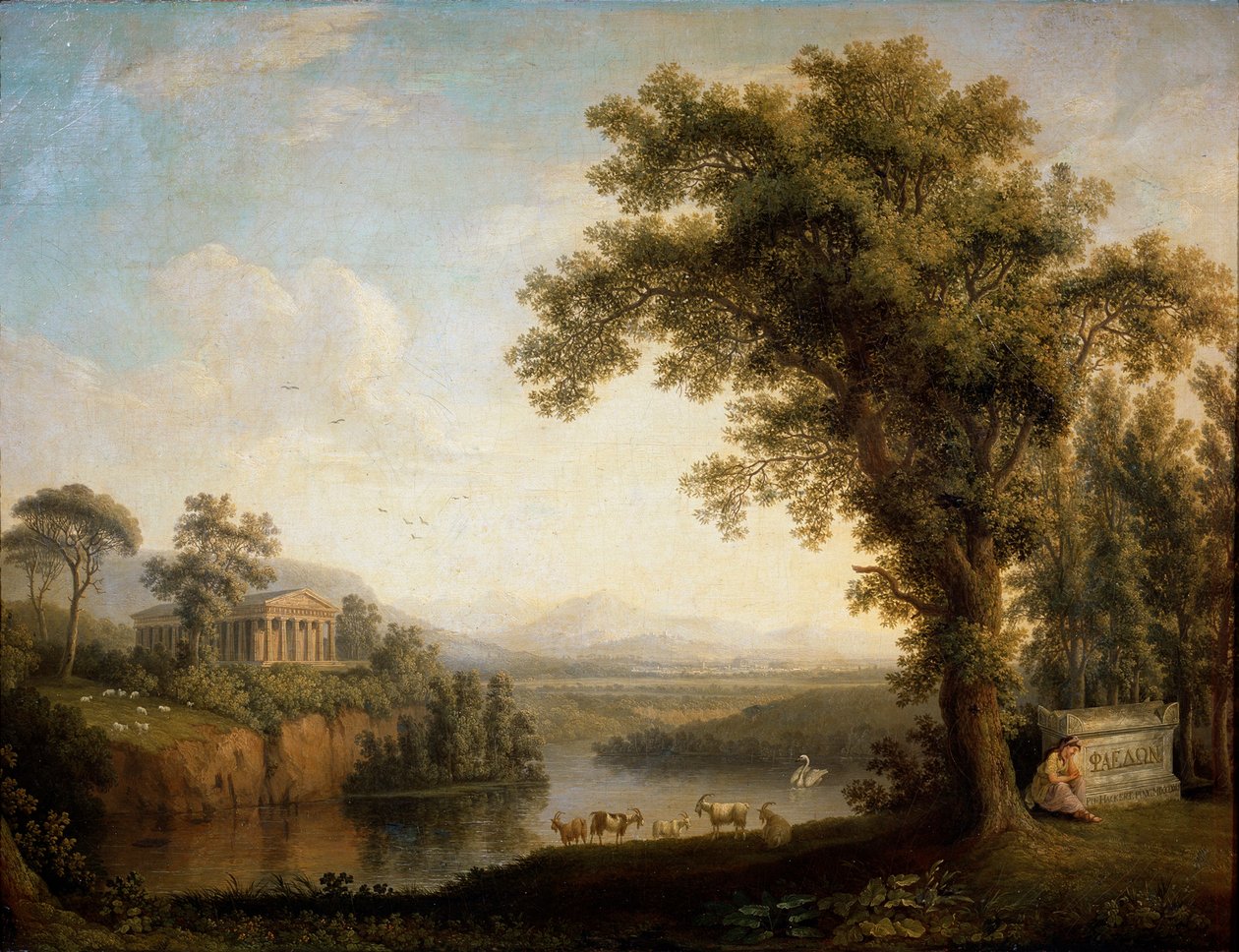 „Antická krajina s hrobkou Faethónů“, 1785. od Jacob Philip Hackert