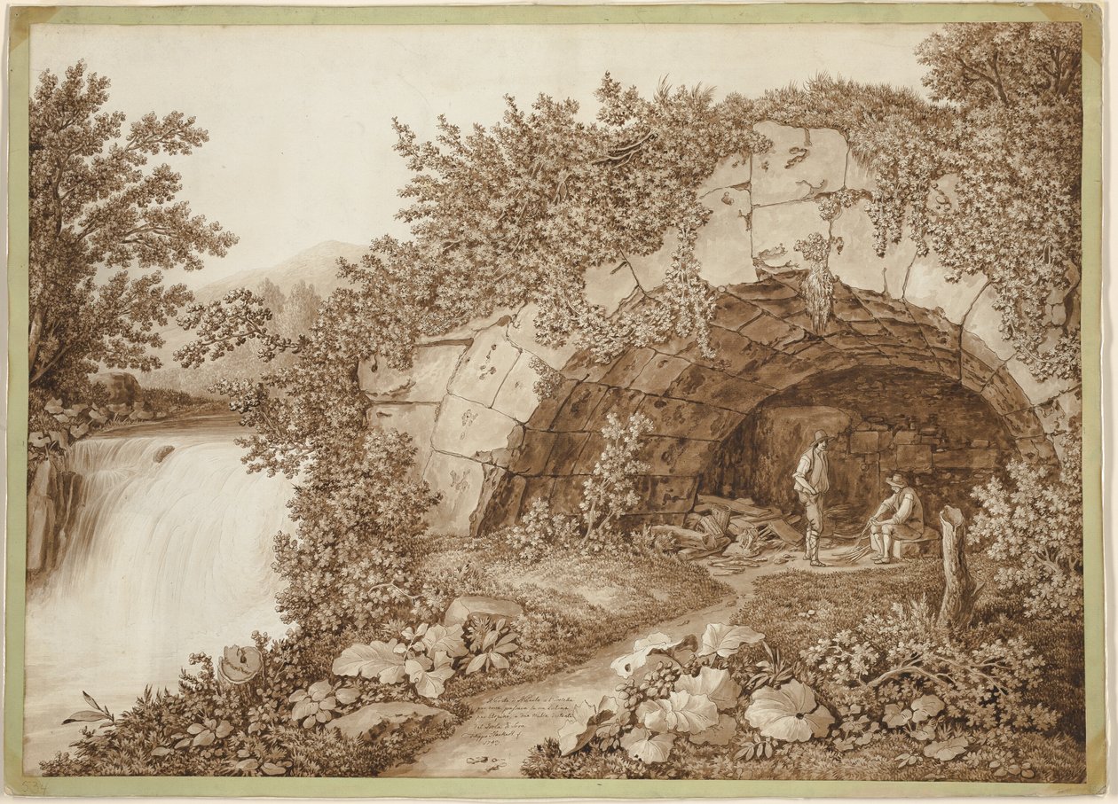 Most San Paolo od Jacob Philipp Hackert
