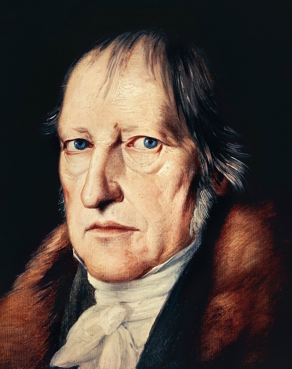 Portrét Georga Wilhelma Friedricha Hegela od Jacob Schlesinger