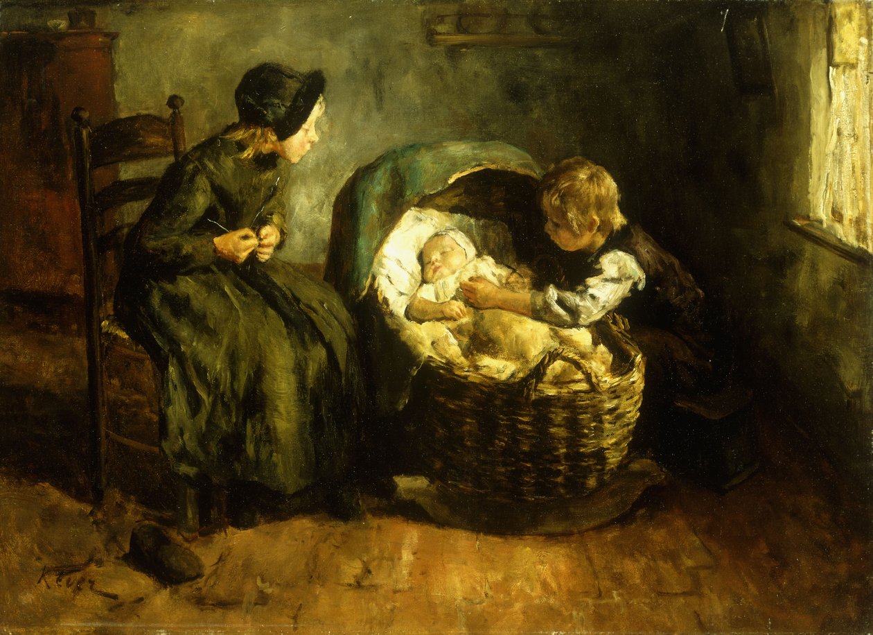 Hlídá dítě, od Jacob Simon Kever