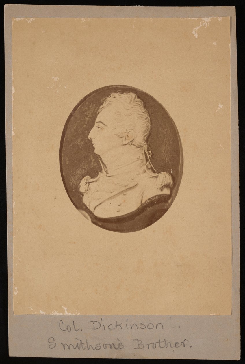Portrét Henryho Louise Dickinsona 1771-1820, 1805 fotografovaný 80. léta 19. století. od Jacob Spornberg