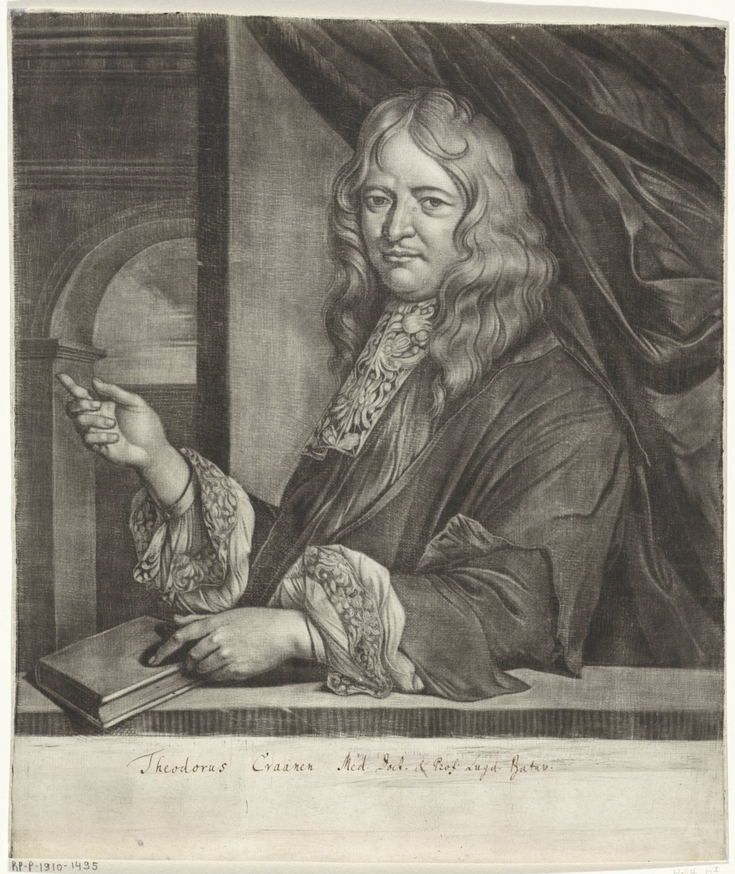Portrét Theodora Craagena od Jacob Toorenvliet