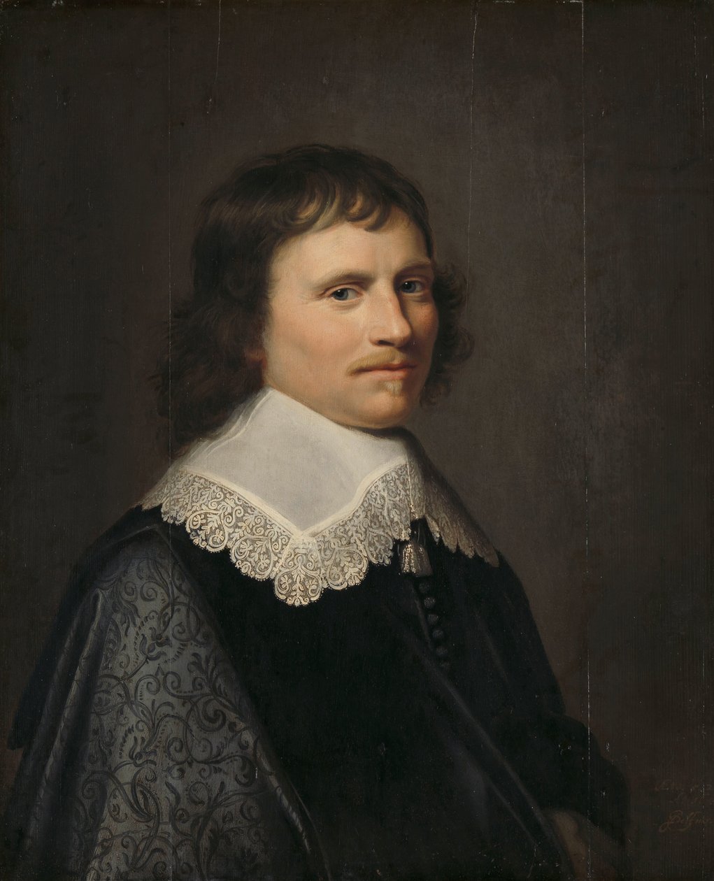 Portrét muže, považovaný za Salomona van Schoonhovena (1617-1653), lorda poručíka z Puttenu od Jacob Willemsz. Delff (II)