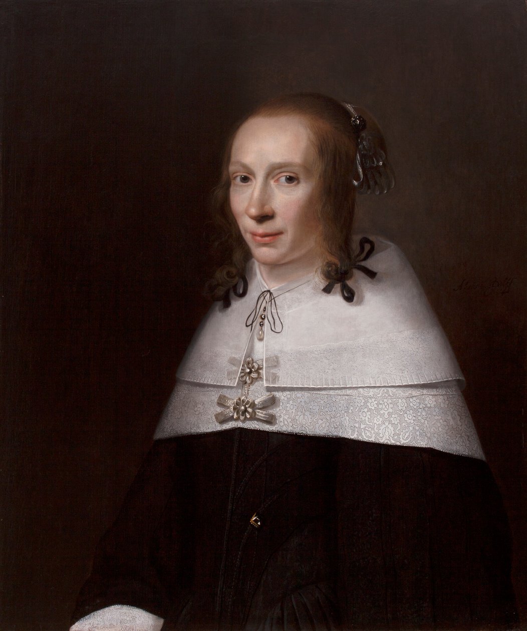 Portrét mladé ženy, 1654 od Jacob Willemsz Delff