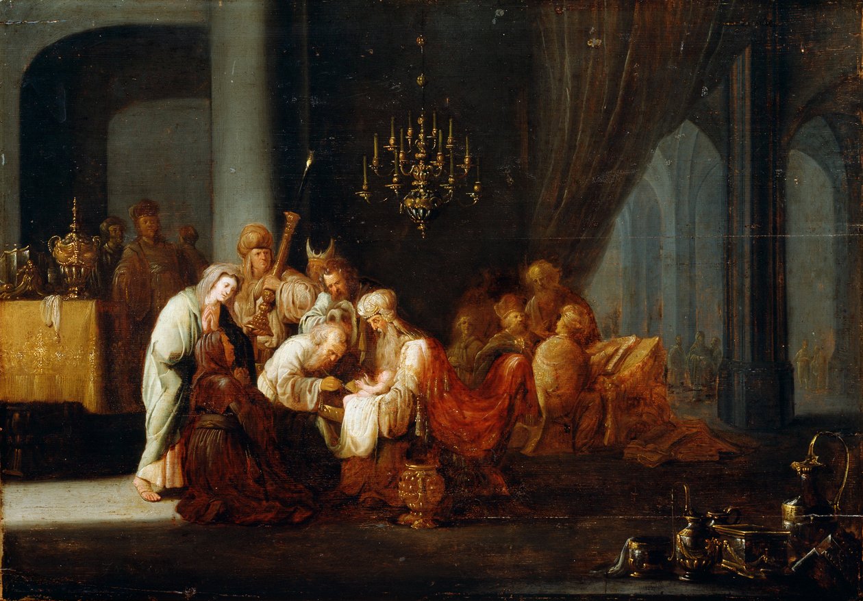 "Obřízka", 17. století od Jacob Willemsz de Wet the Elder