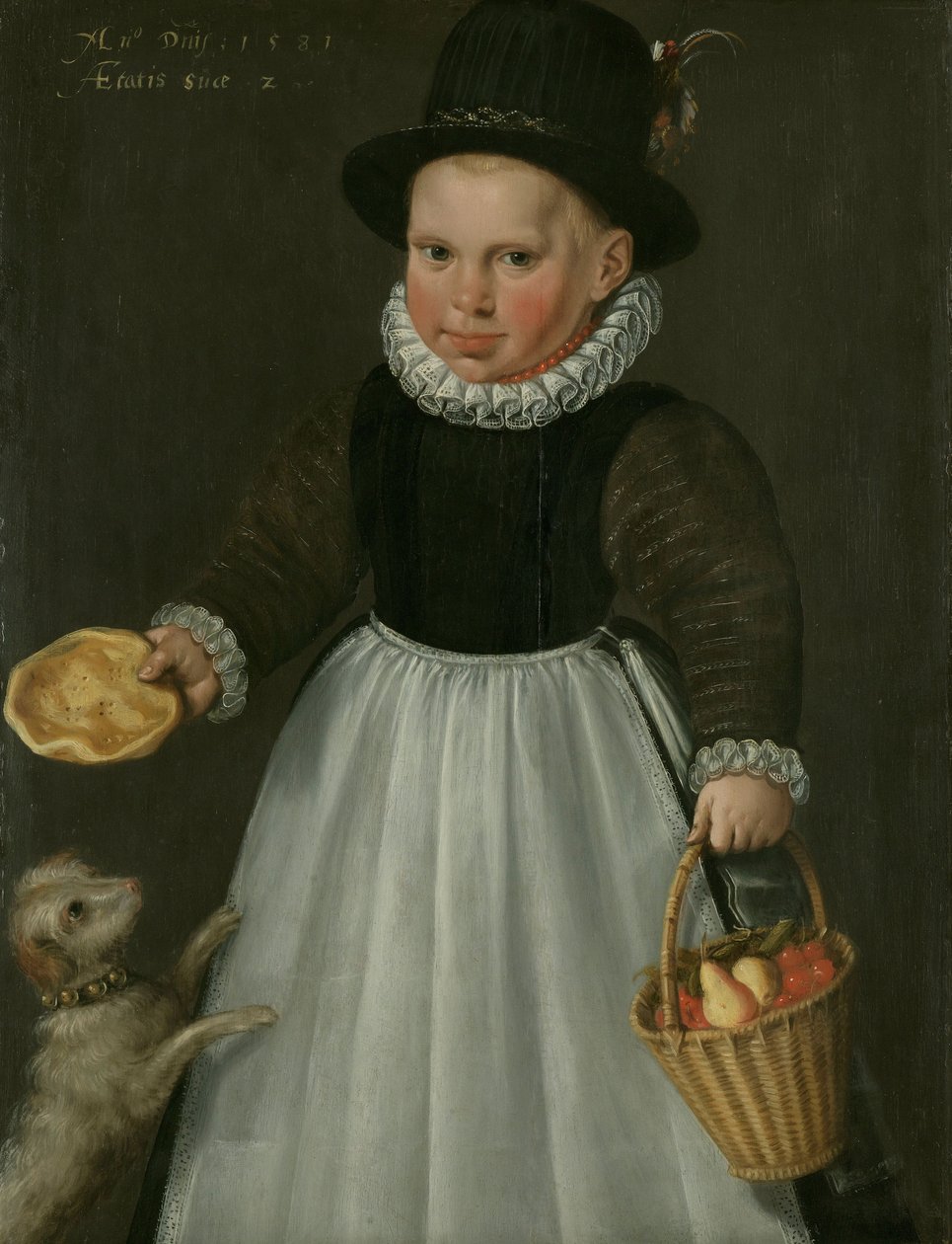 Portrét malého chlapce od Jacob Willemszoon the Elder Delff