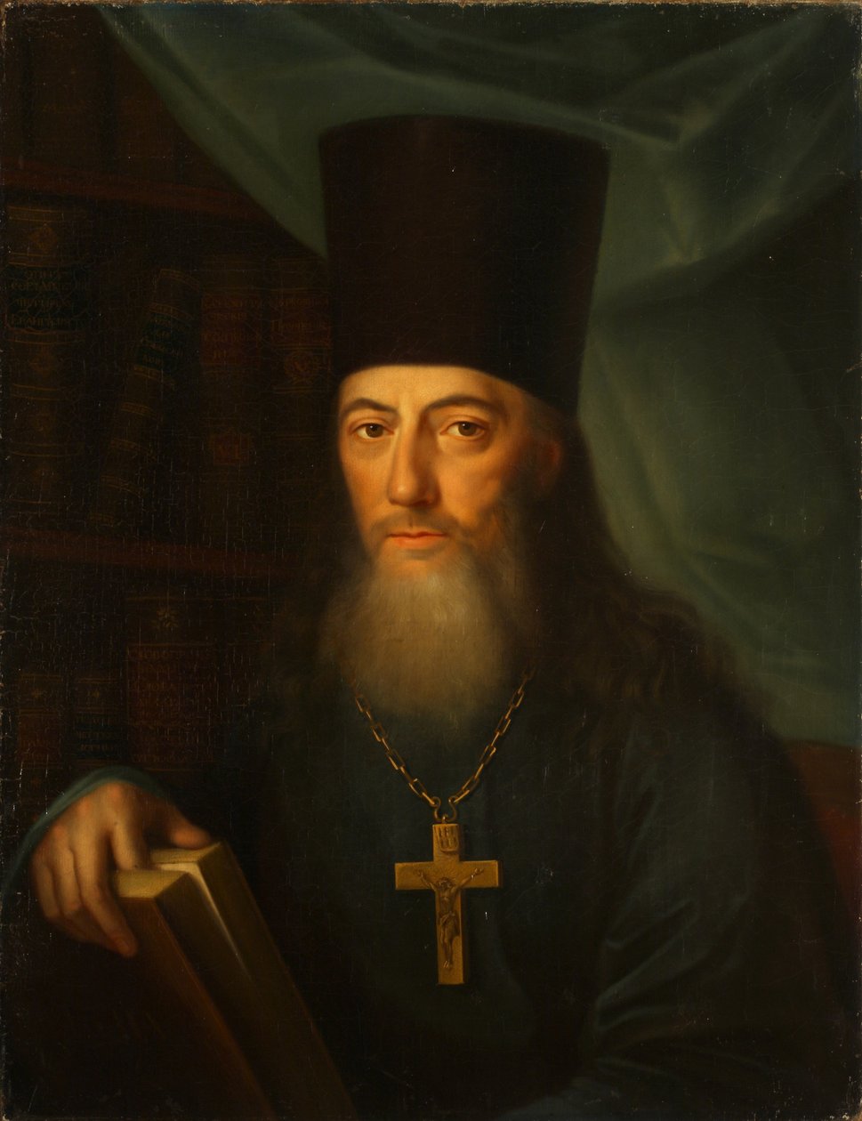 Portrét spisovatele Ioanna Ioannoviče Krasovského 1746-1811, 1819 od Jacob Zalessky