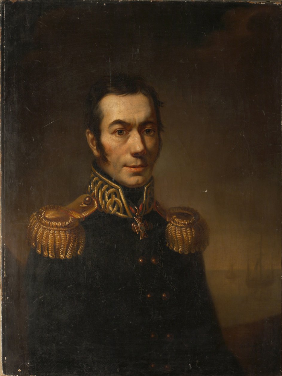 Portrét spisovatele Platona Jakovleviče Gamaleyi 1766-1817, 1821 od Jacob Zalessky