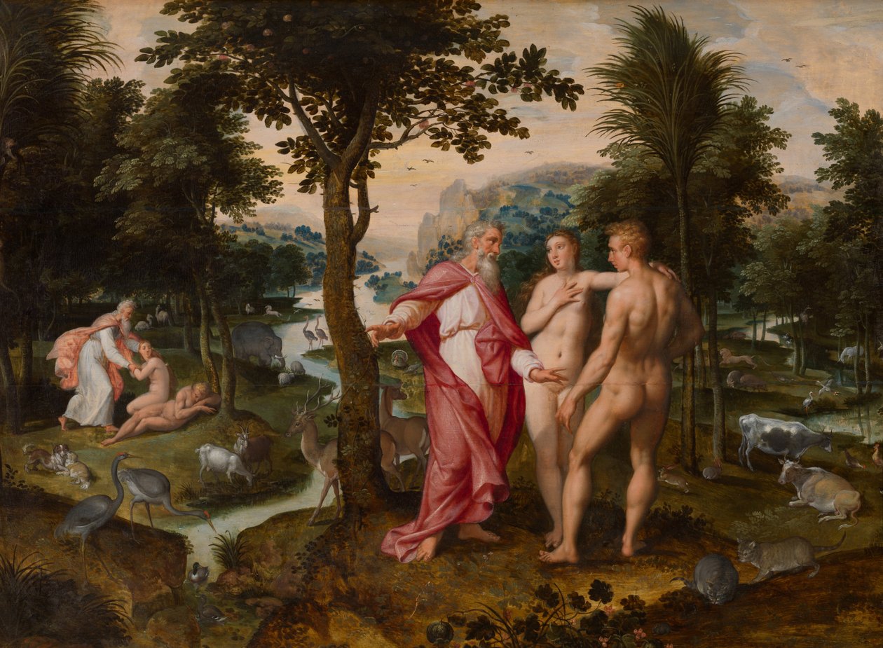 The Garden of Eden (olej na panelu) od Jacob de Backer