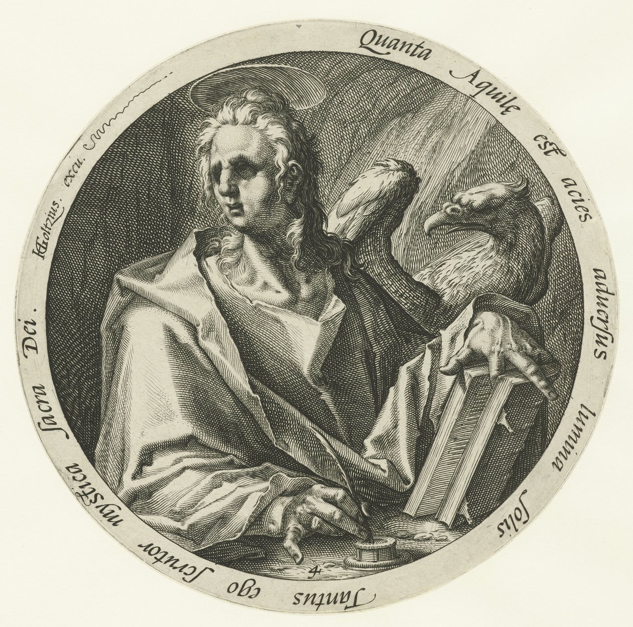 Evangelista Jan Čtyři evangelisté (název série) od Jacob de Gheyn (II) (attributed to)