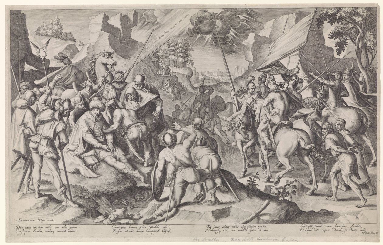 Obrácení Pavla od Jacob de Gheyn (II) (attributed to workshop of)
