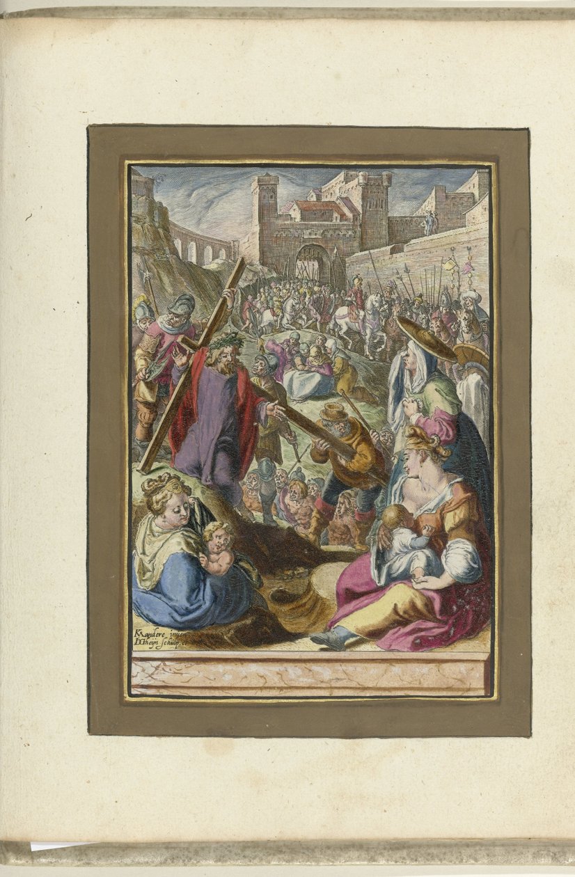 Křížové ložisko Umučení Krista (název série) od Jacob de Gheyn (II)