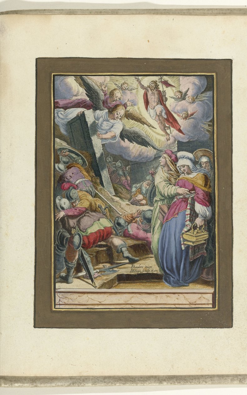 Vzkříšení Umučení Krista (název série) od Jacob de Gheyn (II)
