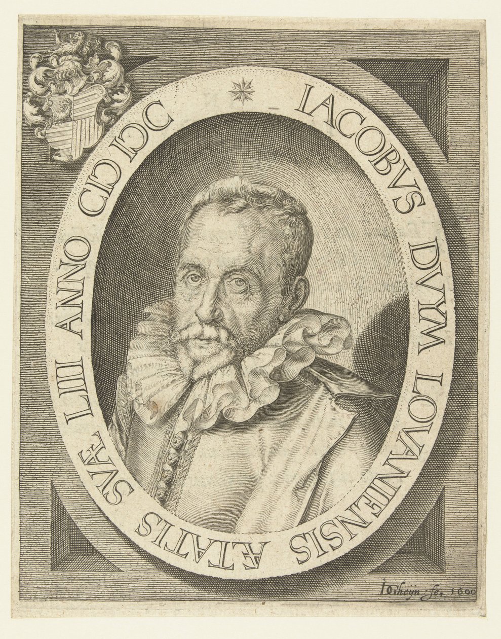 Portrét Jacobuse Duyma ve věku 53 let od Jacob de Gheyn (II)