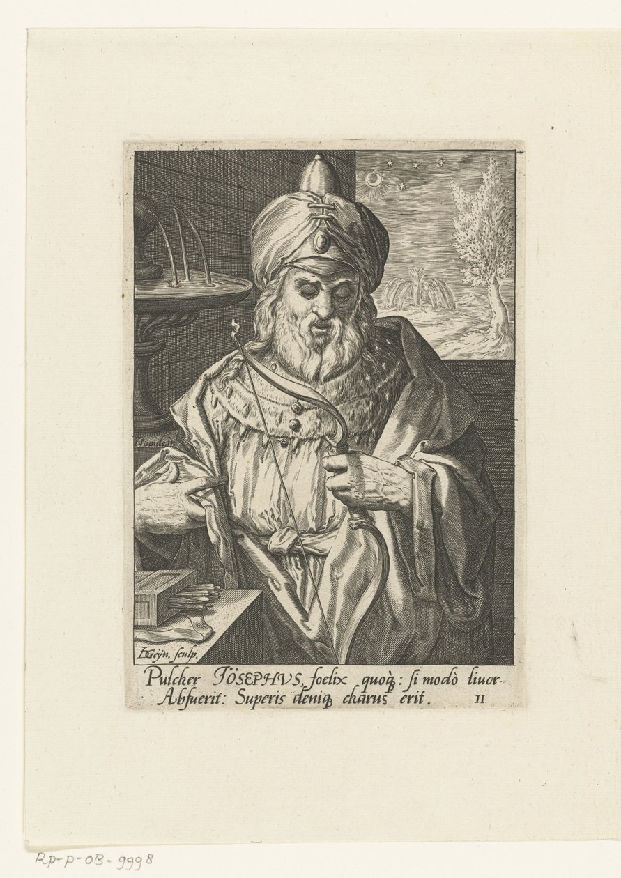 Předek Josef Předkové Izraele (název série) Dvanáct synů Jákobových (název série) od Jacob de Gheyn (II)