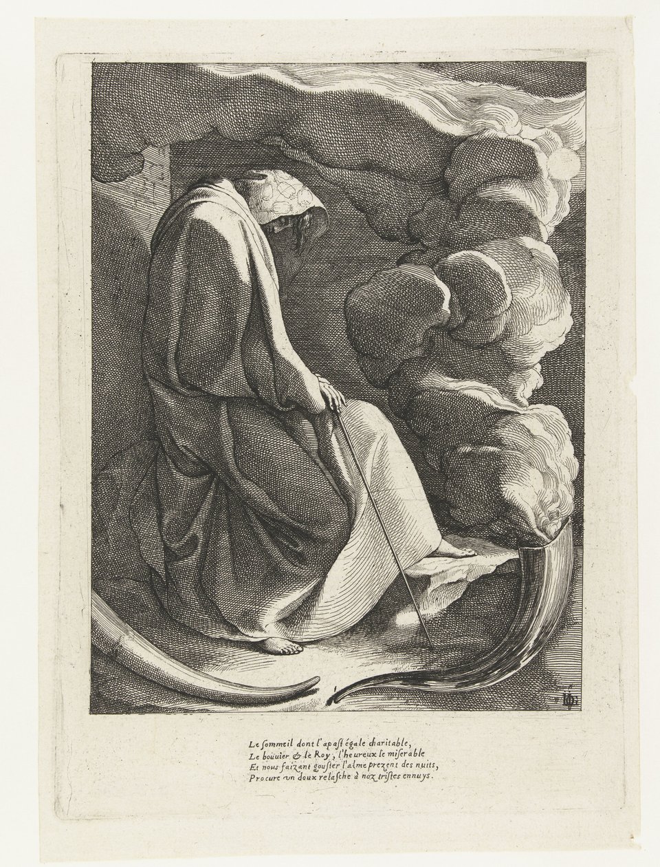 Spát od Jacob de Gheyn (III)