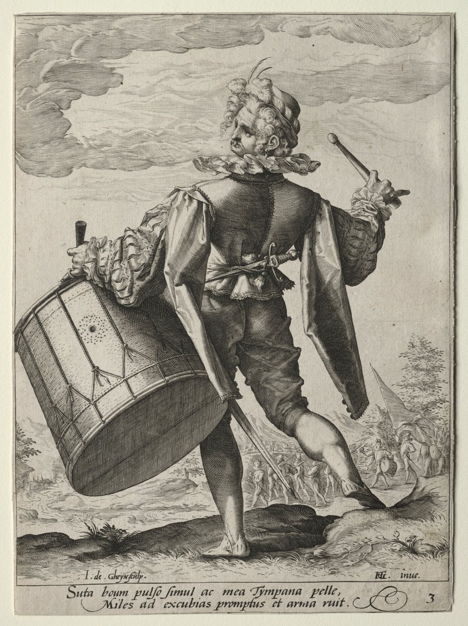 Bubeník, 1587. od Jacob de Gheyn II