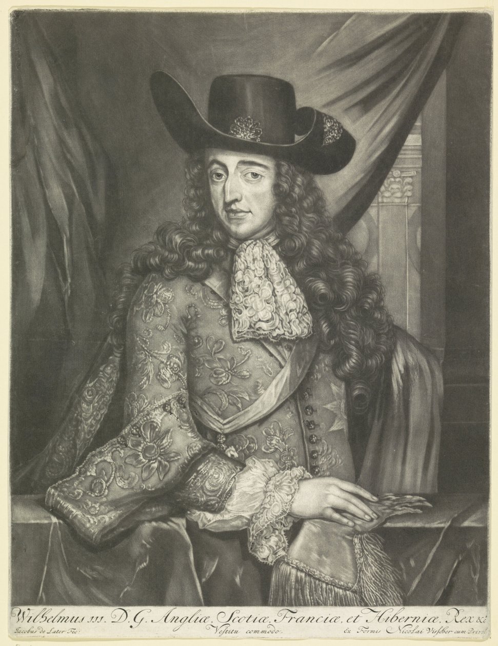William III, král Anglie od Jacob de Later