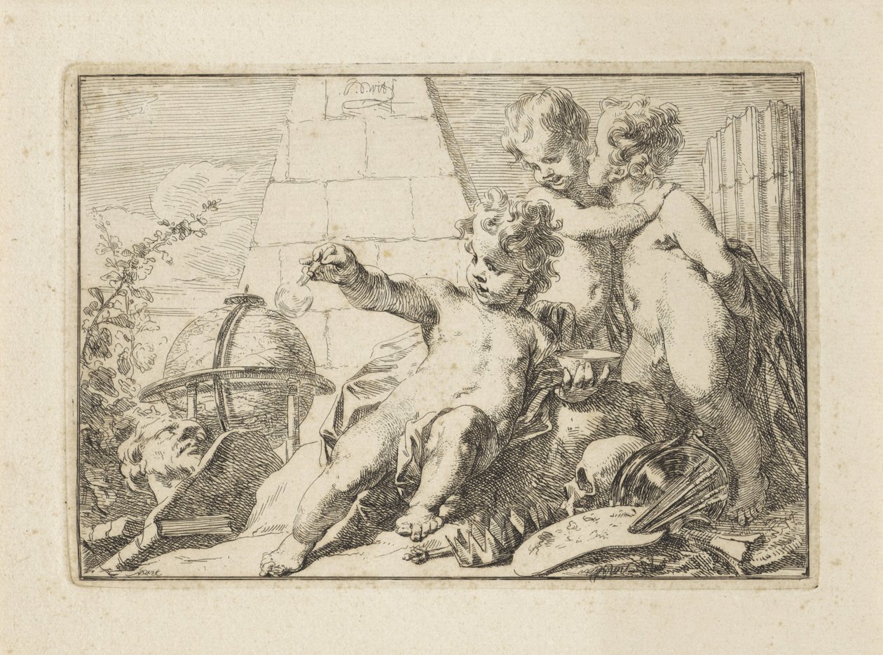 Alegorie pomíjivosti od Jacob de Wit