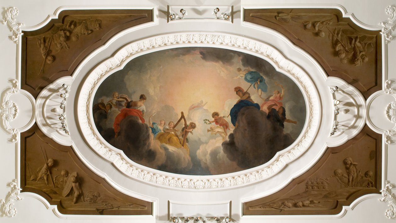 Apollo obklopený devíti múzami od Jacob de Wit
