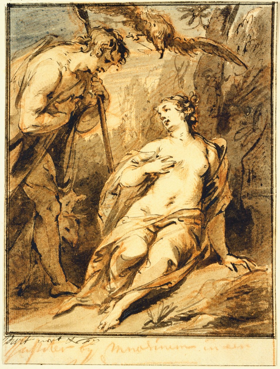 Jupiter und Mnemosyne od Jacob de Wit
