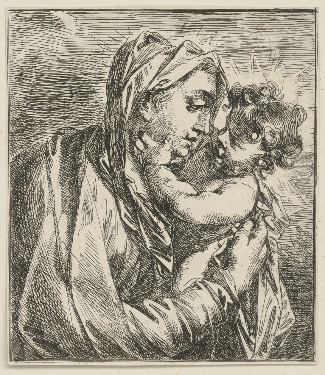 Panna Maria s dítětem od Jacob de Wit