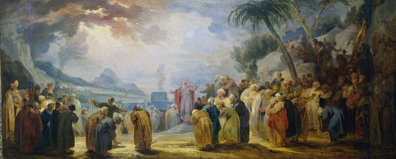 Mojžíš Výběr sedmdesáti starších od Jacob de Wit