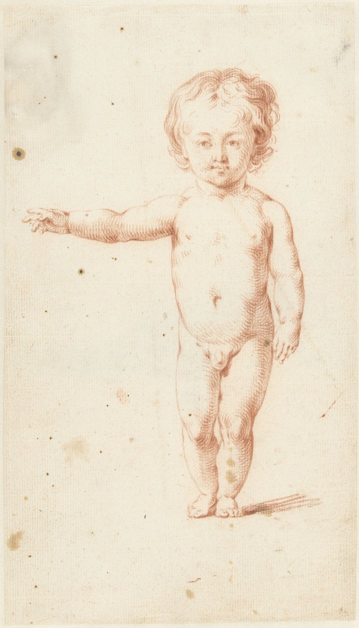 nahý chlapec od Jacob de Wit