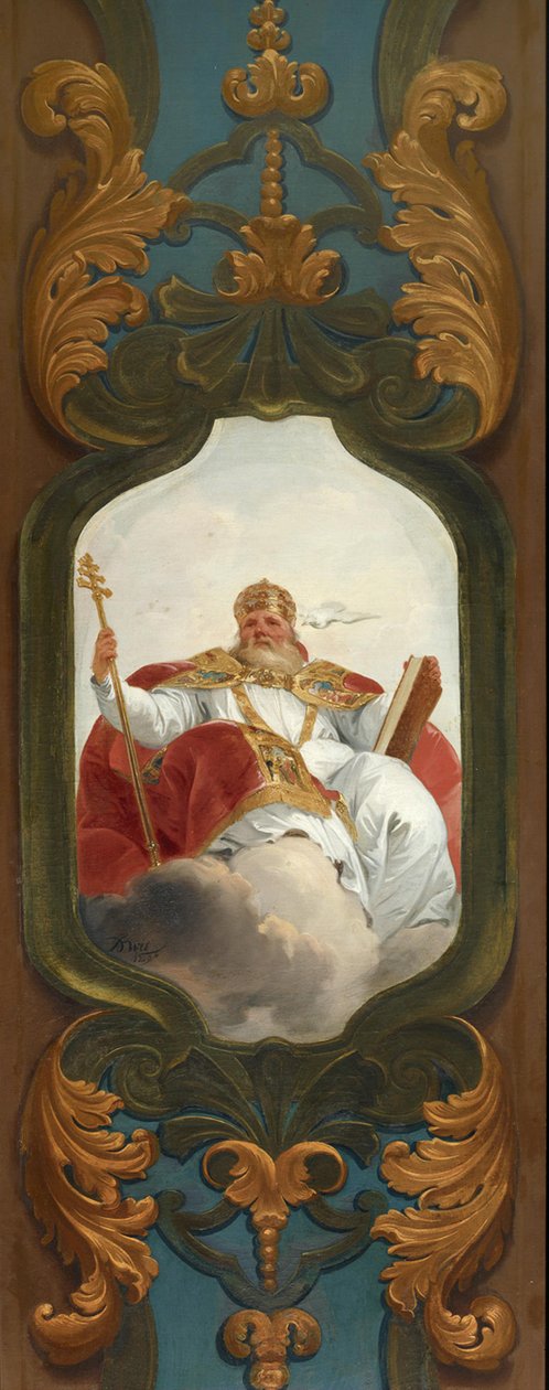 Papež Řehoř Veliký, církevní otec od Jacob de Wit
