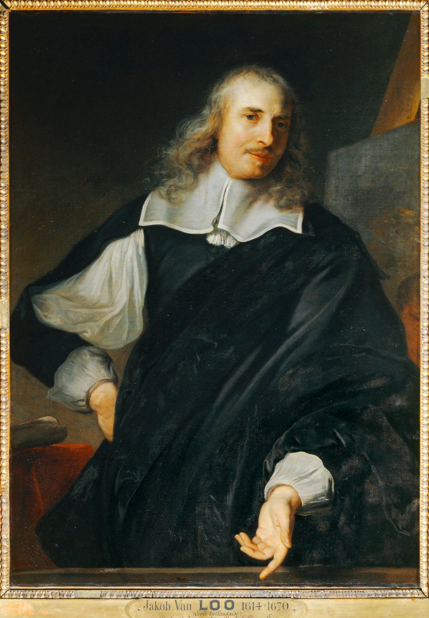 Malíř Michel Corneille le père, od roku 1656 rektor Královské akademie malířství v Paříži, se stal ... od Jacob or Jacques van Loo