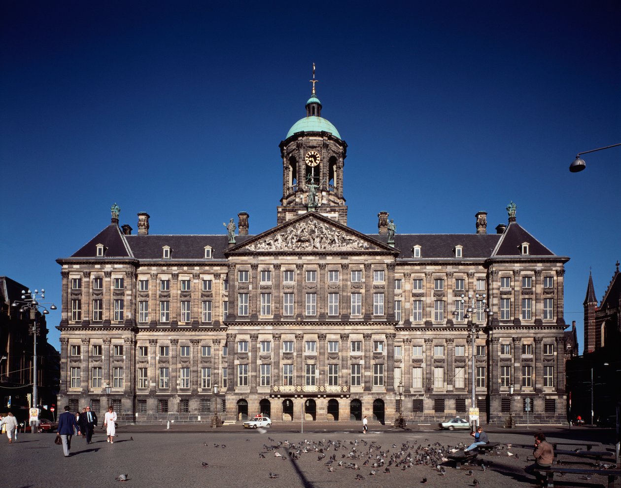 Pohled na královský palác od Jacob van Campen