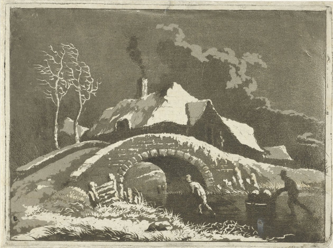 zimní krajina od Jacob van Kouwenhoven