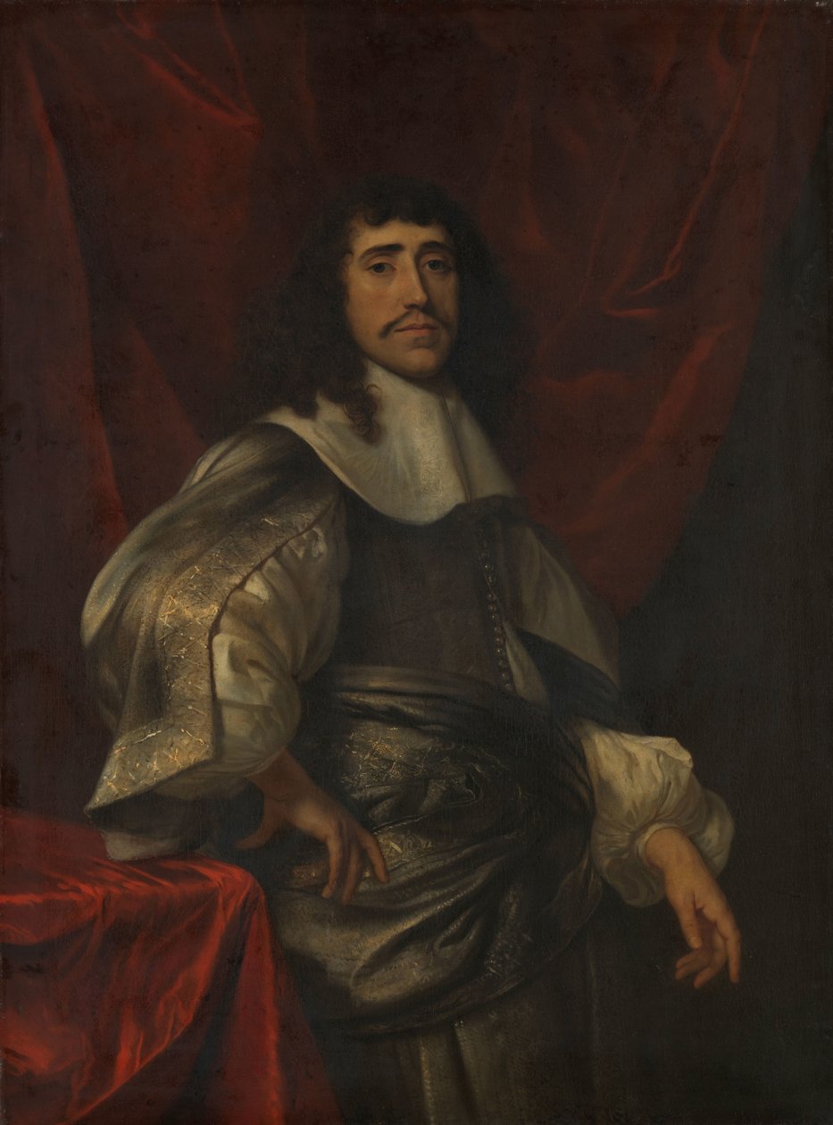 Portrét muže, považovaný za Christoffela van Gangelta, druhého manžela Lucretie Boudaenové od Jacob van Loo (attributed to)