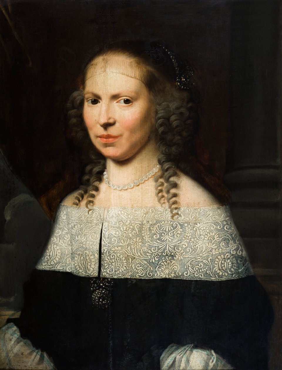 Portrét Anny Goosové (1627-1691) od Jacob van Reesbroeck