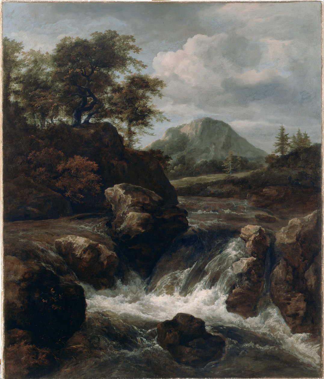 Vodopád od Jacob van Ruisdael