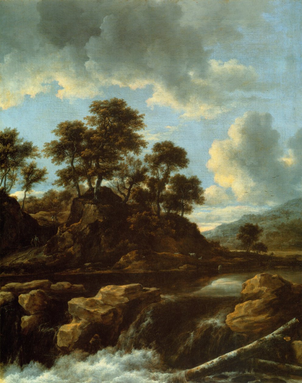 Vodopád od Jacob van Ruisdael