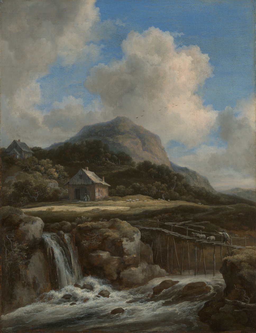 Mountain Torrent, 70. léta 17. století. od Jacob van Ruisdael