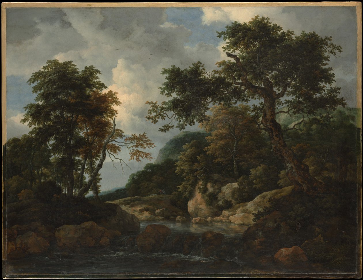 Lesní potok od Jacob van Ruisdael
