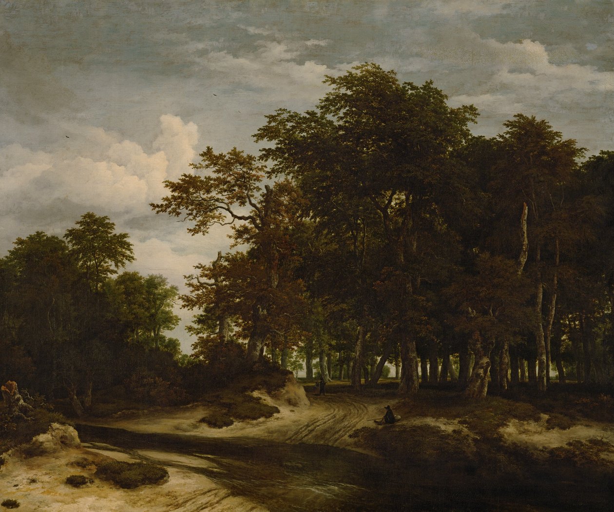 Velký les, c. 1660 od Jacob van Ruisdael