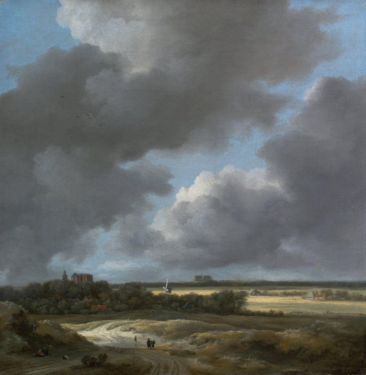 Pohled na Alkmaar od Jacob van Ruisdael