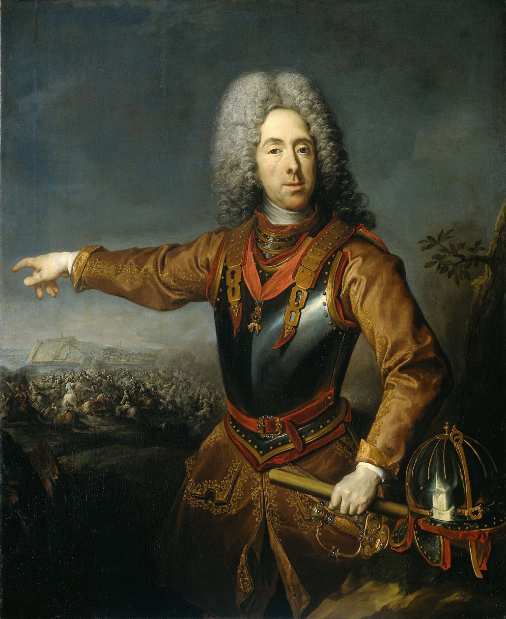 Portrét prince Evžena Savojského 1663-1736, 1718 od Jacob van Schuppen